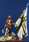 Polish Knight with captured teutonic flag, Tannenberg, 1410